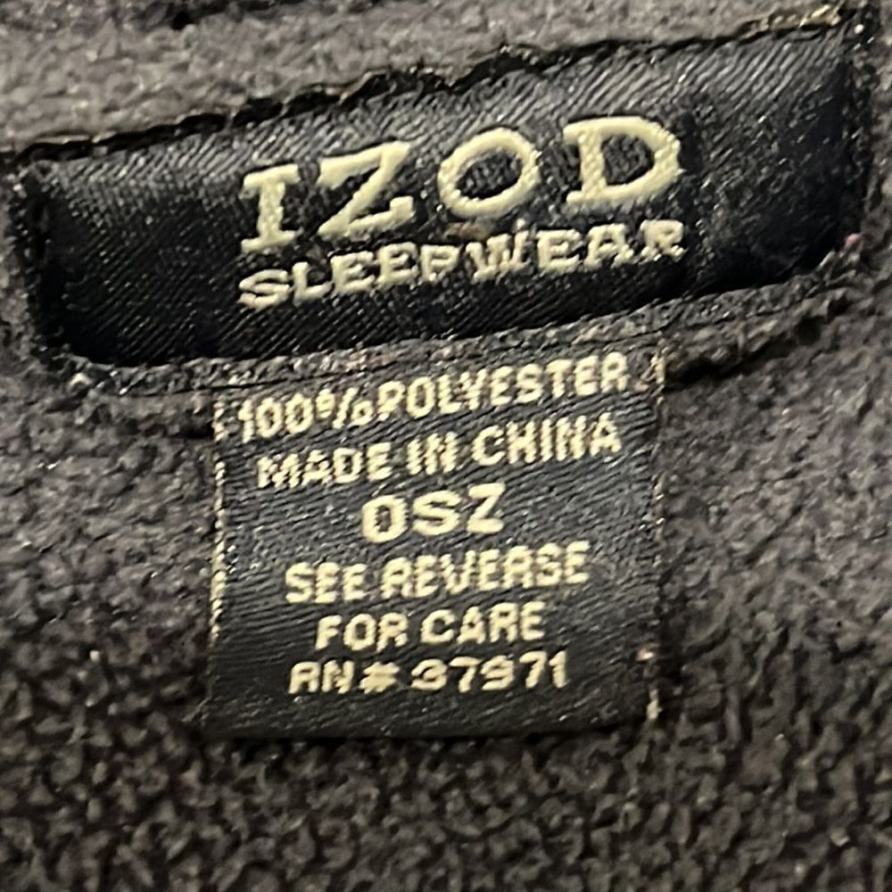 Vintage IZOD two tone blue robe - Picture 6 of 6